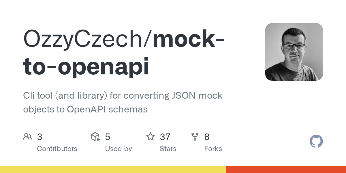 GitHub repository OzzyCzech/mock-to-openapi